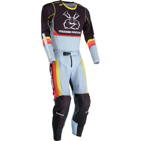 Bluza MOOSE OFFROAD AGROID GREY/YELLOW M
