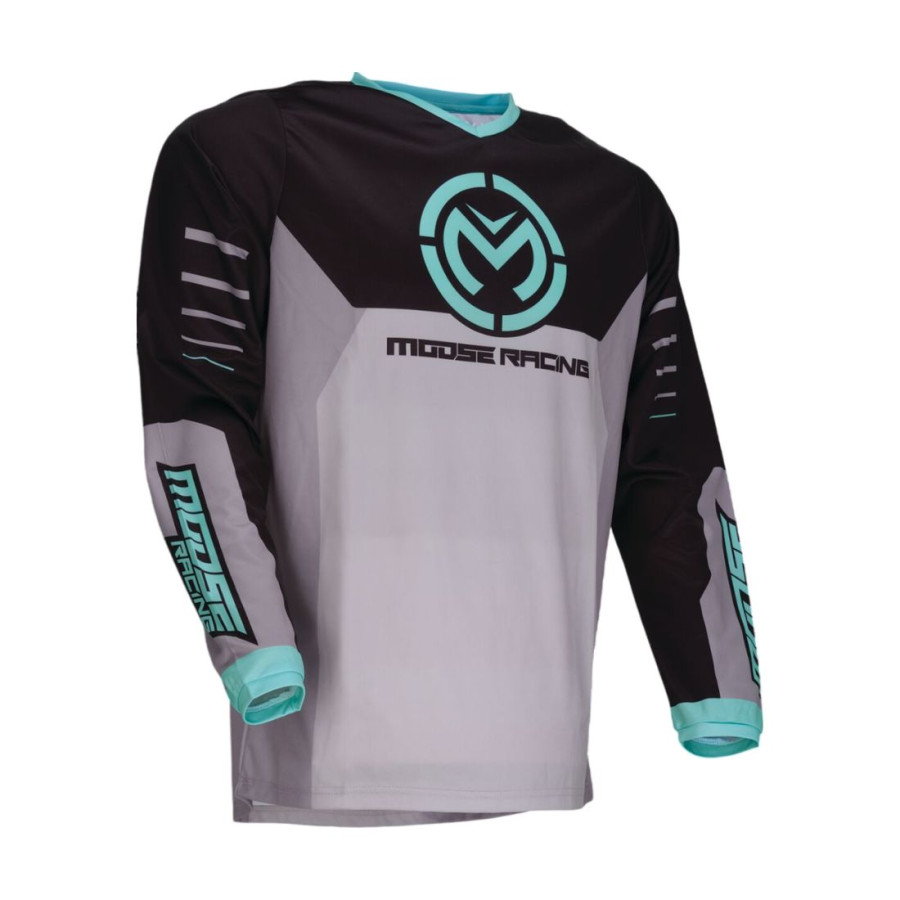 Bluza MOOSE OFFROAD QUALIFIER GREY/TEAL XL