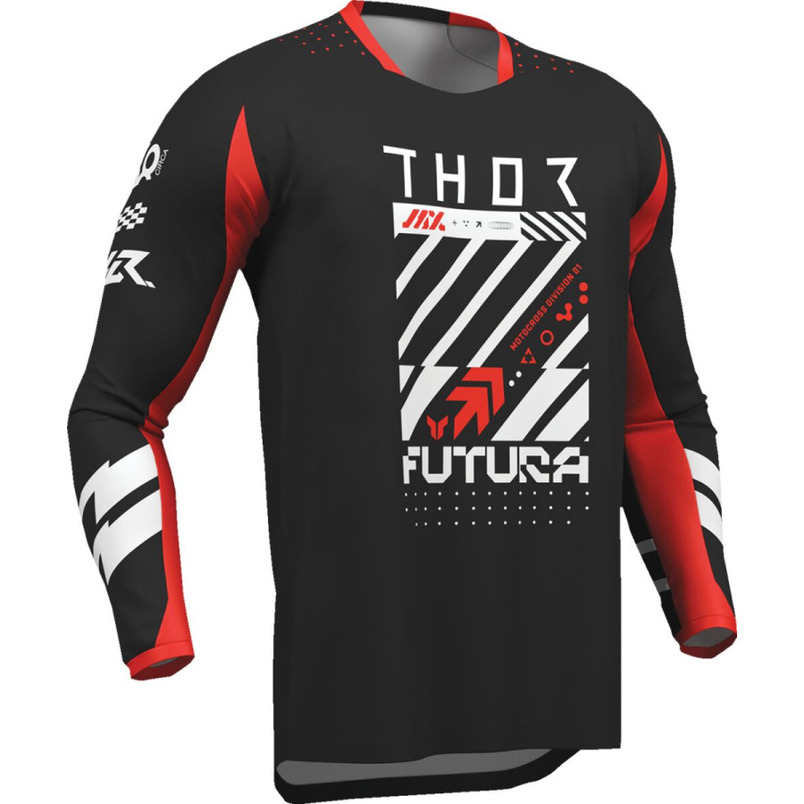 Bluza dziecięca THOR LAUNCHMODE FUTURA BK/RD 2XS