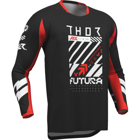 Bluza THOR LAUNCHMODE FUTURA BK/RD S