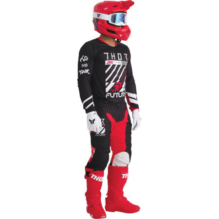 Bluza THOR LAUNCHMODE FUTURA BK/RD S