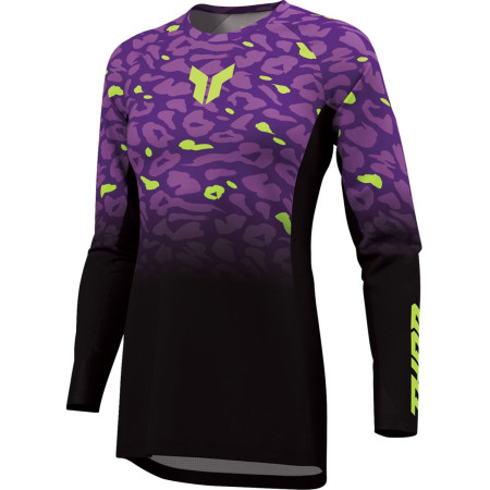 Bluza damska THOR WMN LAUNCHMODE SPOTTED BK/PU XS