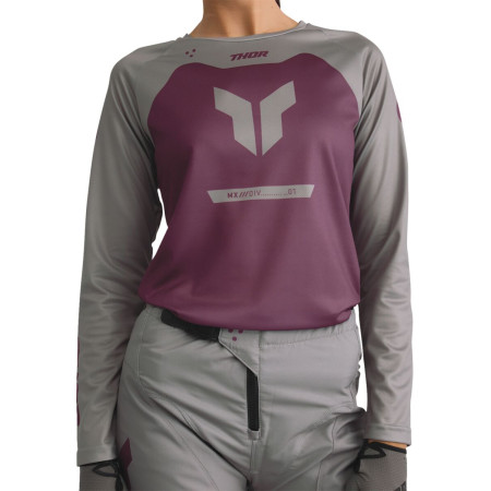 Bluza damska THOR WMN RIDEMODE MENACE PU/GY XL