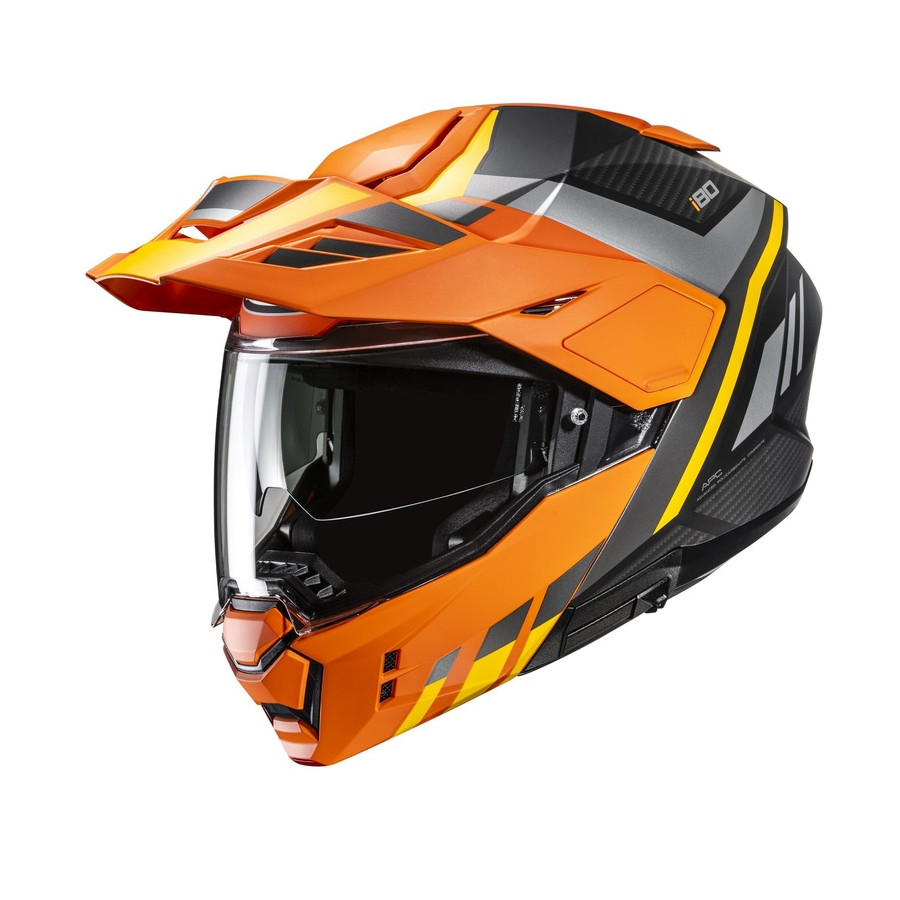 Kask HJC I80 IMES Orange/Black/Gray MC7SF, L