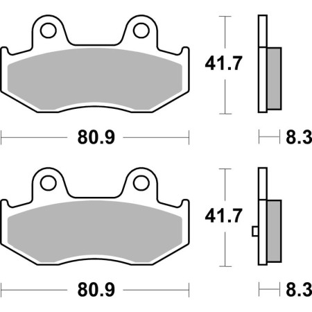 Klocki hamulcowe SBS CERAMIC 