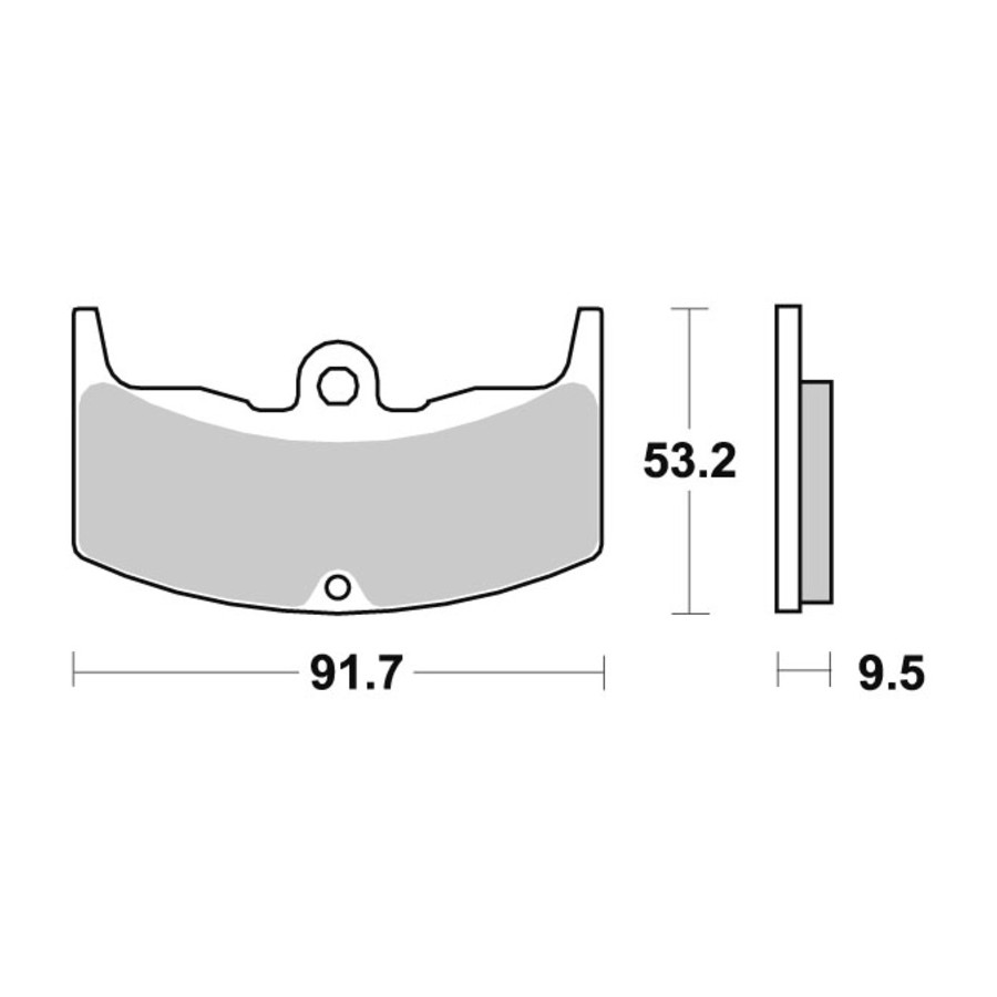 Klocki hamulcowe SBS CERAMIC HONDA CBX550