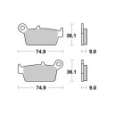 Klocki hamulcowe SBS CERAMIC 
