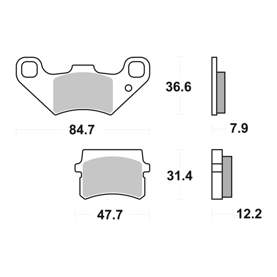 Klocki hamulcowe SBS CERAMIC 