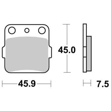 Klocki hamulcowe SBS CARBON SILVER 