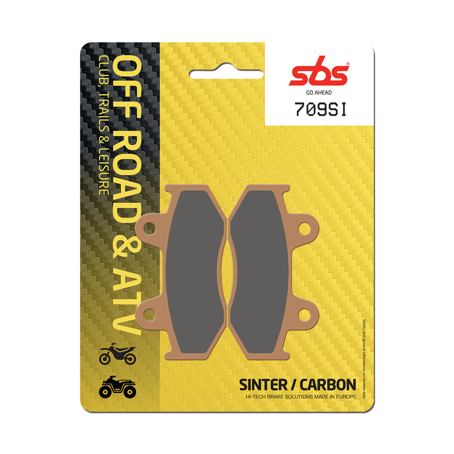 Klocki hamulcowe SBS SINTER YAMAHA RAPTOR 700