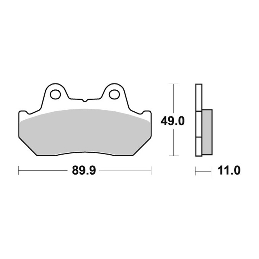 Klocki hamulcowe SBS SINTER HONDA CBR1000F
