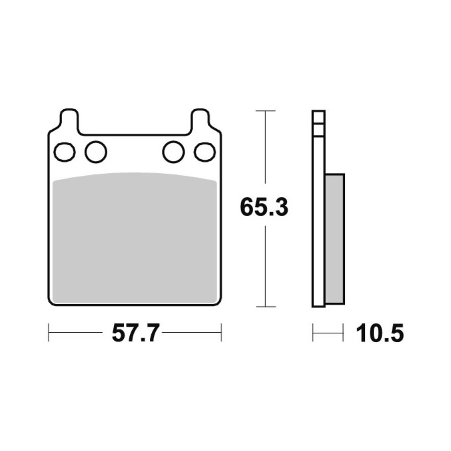 Klocki hamulcowe SBS CERAMIC 