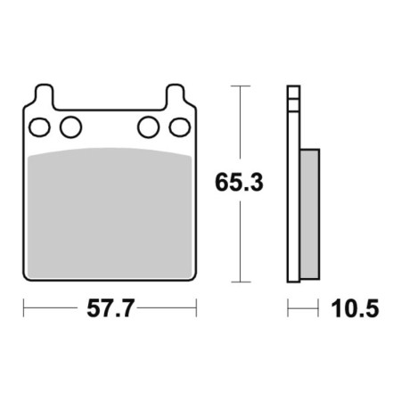 Klocki hamulcowe SBS CERAMIC 