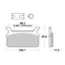 Klocki hamulcowe SBS CERAMIC 