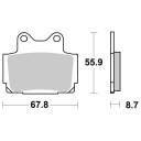Klocki hamulcowe SBS SINTER YAMAHA FZS600 FAZER