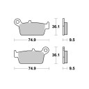 Klocki hamulcowe SBS CERAMIC 