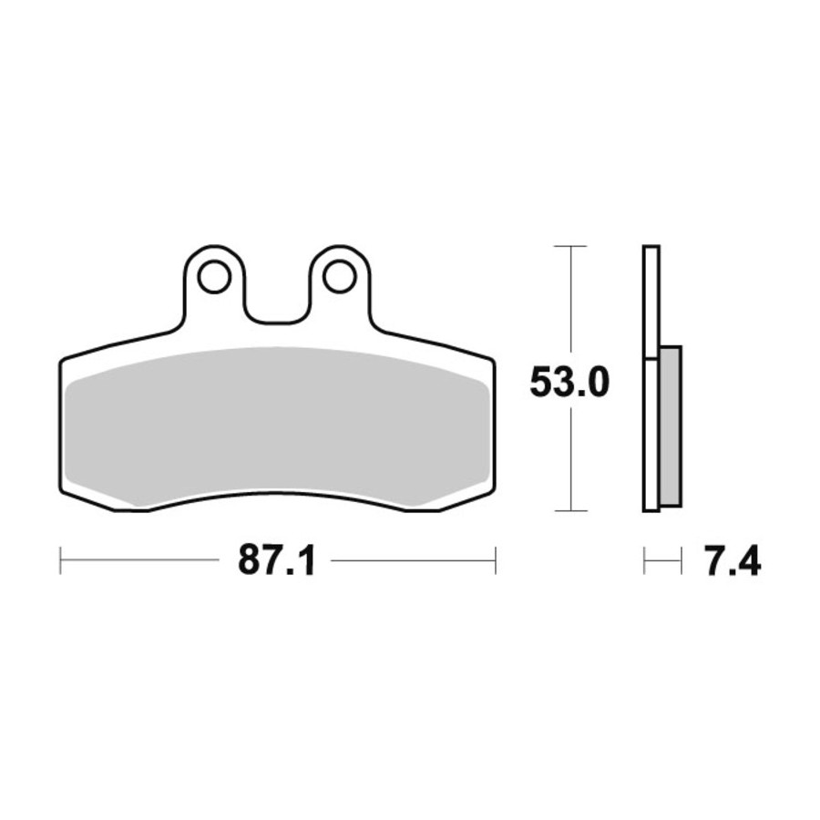 Klocki hamulcowe SBS CERAMIC APRILIA PEGASO 650