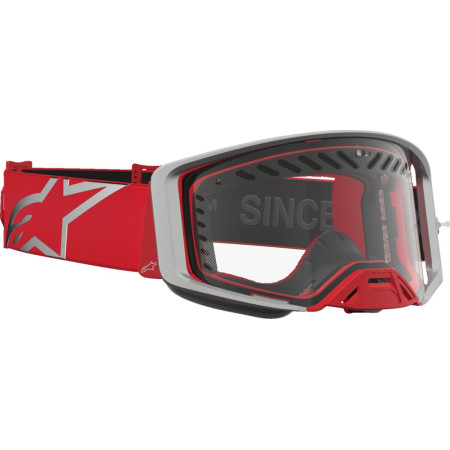 Gogle ALPINESTARS SUPERTECH DURA AIR RD/SLV CLEAR