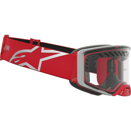 Gogle ALPINESTARS SUPERTECH DURA AIR RD/SLV CLEAR