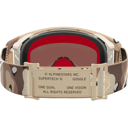 Gogle ALPINESTARS SUPERTECH LONE CAMO DESERT GOLD