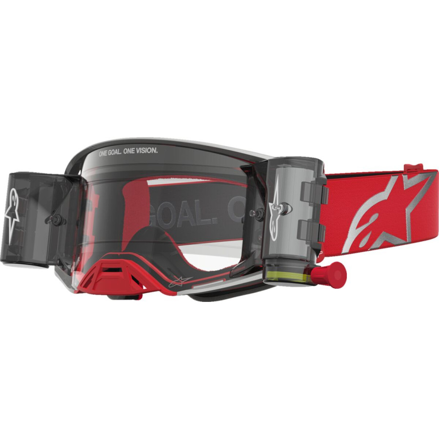 Gogle ALPINESTARS SUPERTECH FIRMA RD/SLV CLEAR