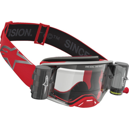 Gogle ALPINESTARS SUPERTECH FIRMA RD/SLV CLEAR