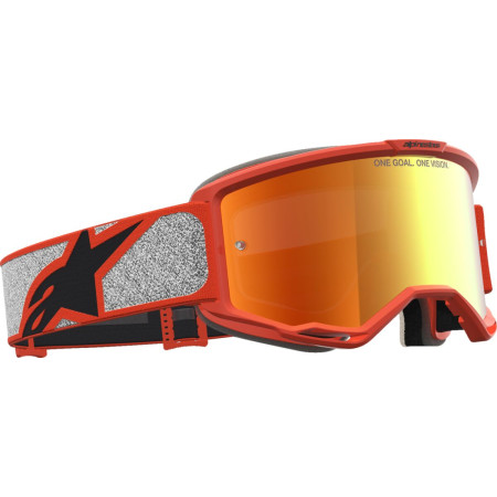 Gogle ALPINESTARS VISION 5 RORA SIL/OR RED