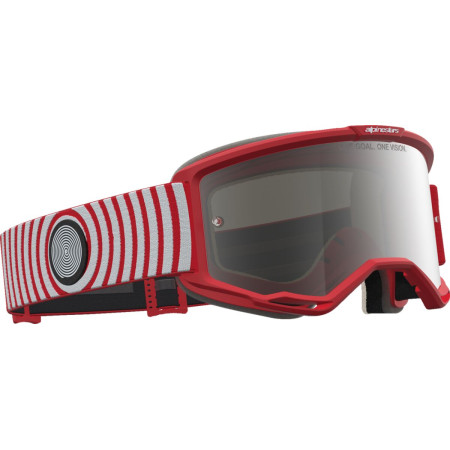 Gogle ALPINESTARS VISION 5 HONE RD/WH SILVER