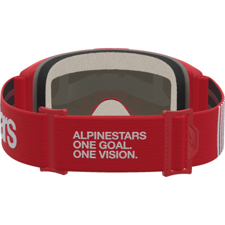 Gogle ALPINESTARS VISION 5 HONE RD/WH SILVER