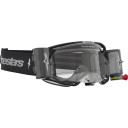 Gogle ALPINESTARS VISION 8 ROLL-OFF BK/SLV CLEAR