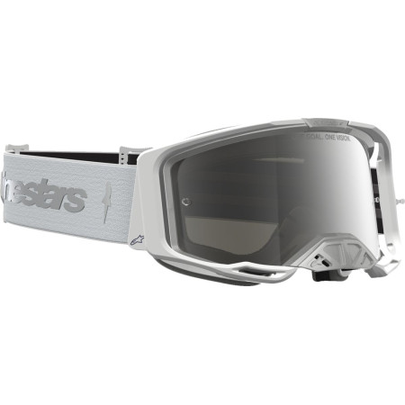 Gogle ALPINESTARS VISION 8 AMBER WH/SLV SILVER