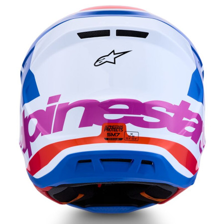 Kask ALPINESTARS S-M7 CORE WH/BL/PK