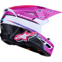 Kask ALPINESTARS S-M3 FALCON PU/WH/PK