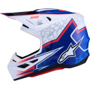 Kask ALPINESTARS S-M7 BLASTER WH/BL/RD