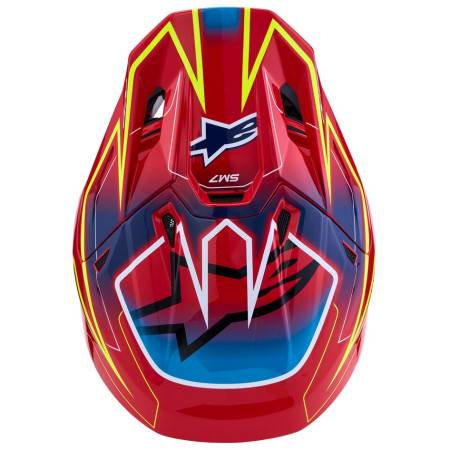 Kask ALPINESTARS S-M7 CAST RD/YL/BL
