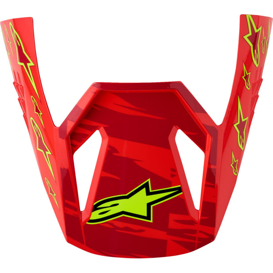 Daszek kasku dziecięcego ALPINESTARS S-M3 RD/WH/BL