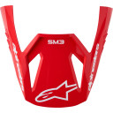 Daszek kasku ALPINESTARS S-M3 RADIUM RD/WH