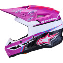 Kask dziecięcy ALPINESTARS YOUTH S-M3 PU/WH/PK
