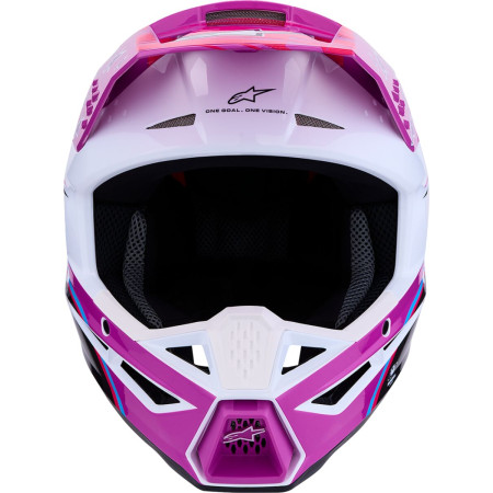 Kask ALPINESTARS S-M3 FALCON PU/WH/PK