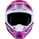 Kask ALPINESTARS S-M3 FALCON PU/WH/PK