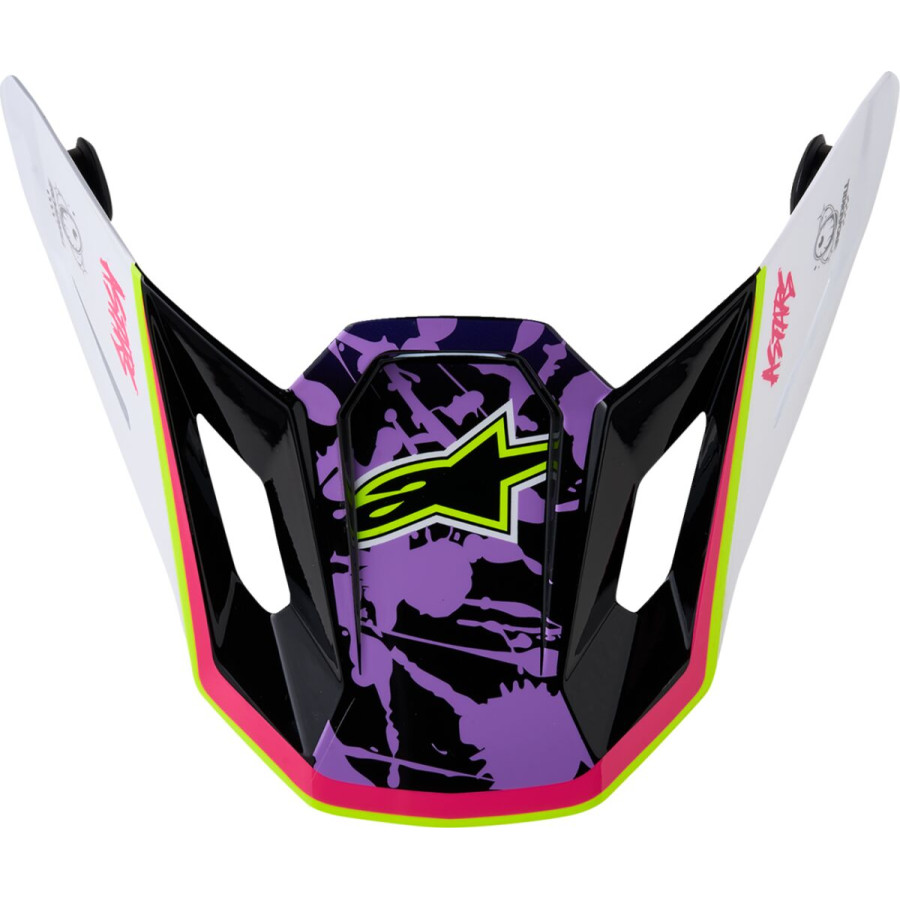 Daszek kasku ALPINESTARS S-M7 BLASTER PU/PK/WH