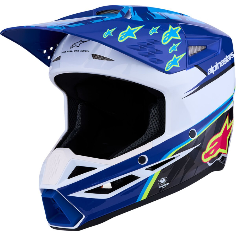 Kask dziecięcy ALPINESTARS YOUTH S-M3 BL/BK