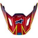 Daszek kasku ALPINESTARS S-M7 CAST RD/YL/BL