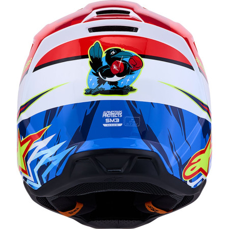 Kask ALPINESTARS S-M3 FALCON RD/WH/BL