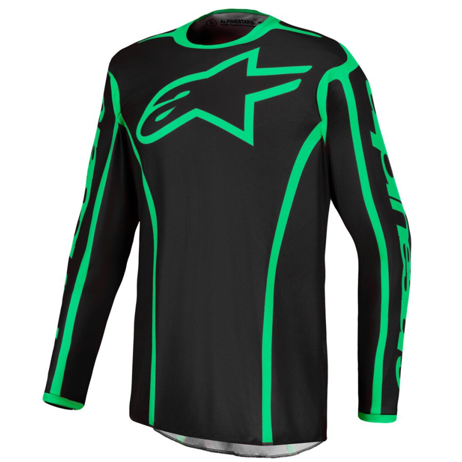Bluza ALPINESTARS FLUID APEX V2 BLK/GRN