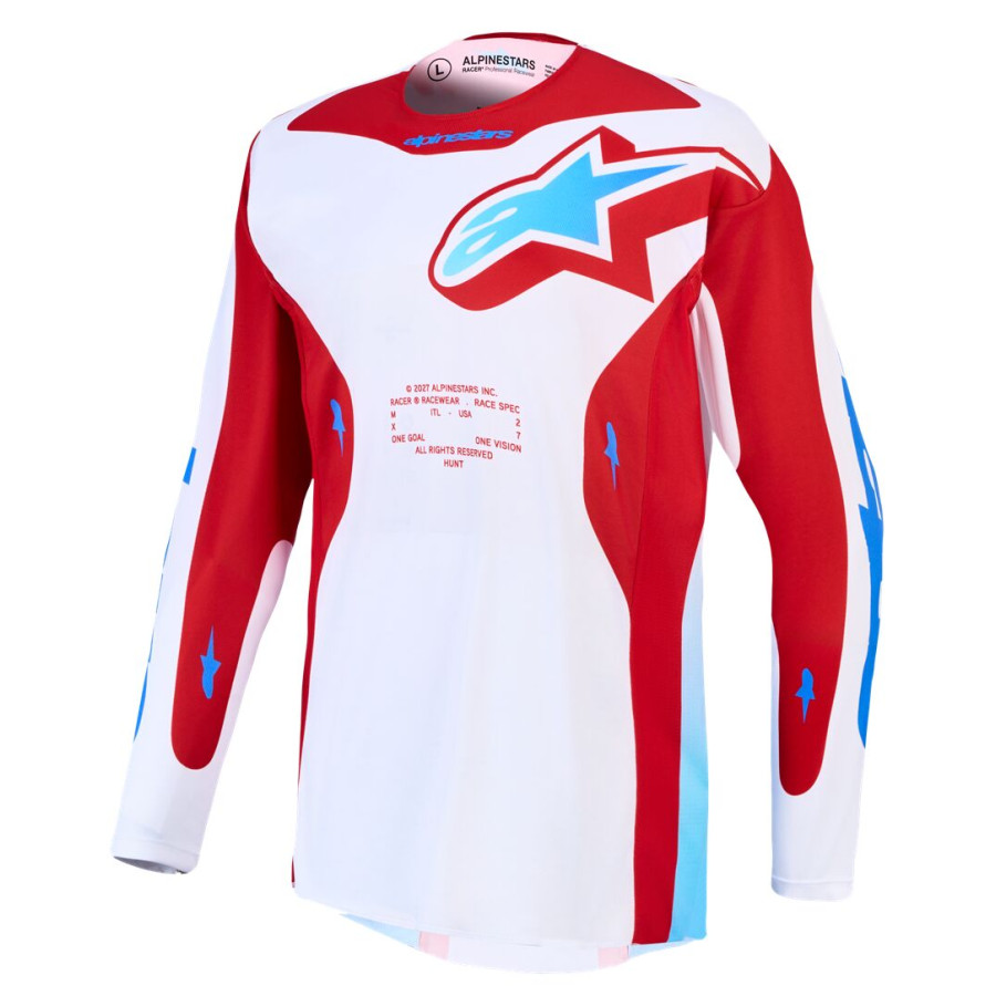 Bluza ALPINESTARS RACER HUNT WH/RD/BL