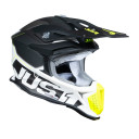 Kask JUST1 J-18 F Hexa Żółty Fluo/Czarny/Biały
