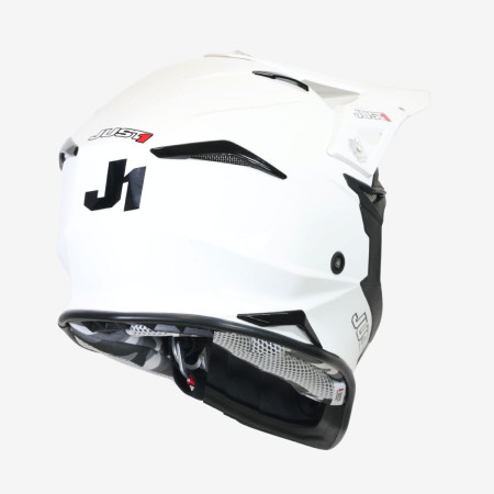 Kask JUST1 J-39 Solid Biały Błyszczący