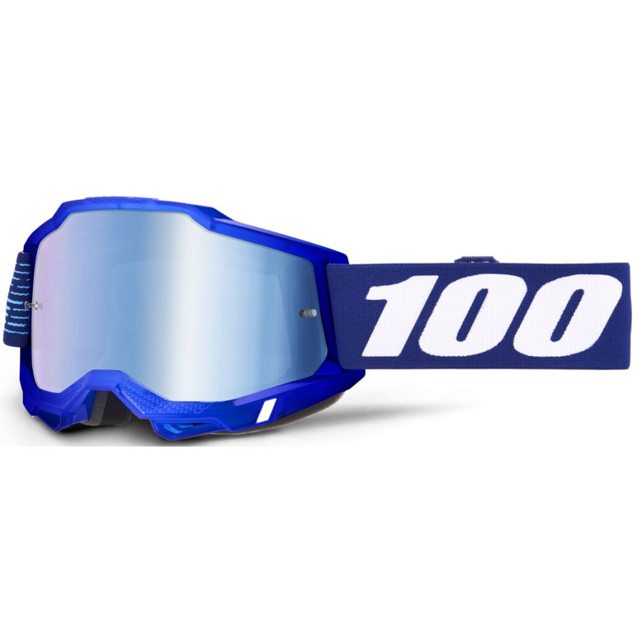 Gogle 100% ACCURI 2 2028 BLUE MIRROR BLUE 2GAT