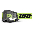 Gogle 100% ACCURI 2 ENDURO NEON YELLOW MIRROR CLR